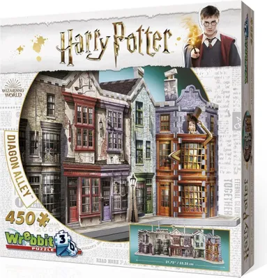 Produktbild von Winkelgasse/Diagon Alley - Harry Potter/ 3D-Puzzle 450 Teile