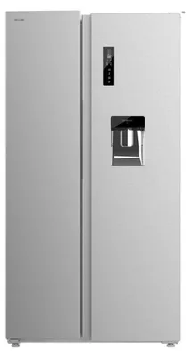 Produktbild von Cecotec Bolero CoolMarket SBS 559, Freistehend, Amerikanische Tür, Edelstahl, 2 Tür(en), Berührung, An Tür