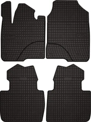 Image de Tapis de sol voiture en caoutchouc pour Honda ZR-V (2023-, crossover) Noir, lot de 4 pièces, fixations