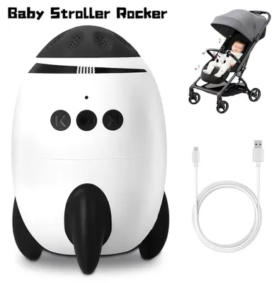 Produktbild von Elektrischer Kinderwagen-Wiegemotor, wiederaufladbar, 1200 mAh, leise, mit USB-C-Ladeanschluss