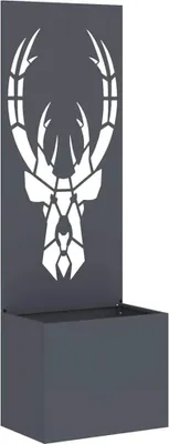 Obrázek produktu pro vidaXL Zahradní paraván se zvířecím vzorem, antracitová barva, 50 x 150 cm