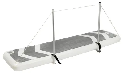 Produktbild von Aufblasbarer Gangway & SUP in einem oder passender Handlauf für 240cm Laufsteg, einfach zu transportieren, für Boote / Wassersport Verfügbare Größen: Handlauf für 240 cm Gangway