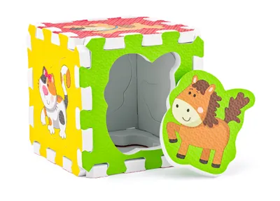 Produktbild von Schaumstoff-Puzzles Tiere 6-tlg