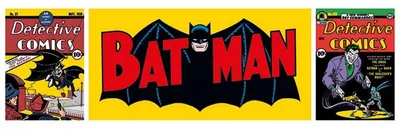 Image de Batman - Tryptych - 30,50x91,5cm - Affiche Poster