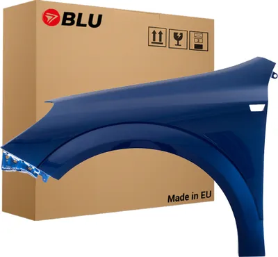 Zdjęcie produktu dla BLU Błotnik pasujący do Opel Astra H 3 III Z21B Lewy Niebieski UltraBlau | 2004-2014 | Przedni Przód | Lakierowany | Gotowy do montażu  | Stal