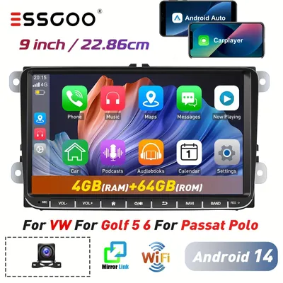Immagine prodotto di Sistema Android per auto da 9 pollici - Lettore multimediale per auto - Sistema di navigazione - Autoradio