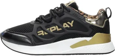 Image de Replay Maze Jr 5  Sneakers Laag - Zwart - Maat 33