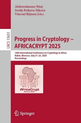 Obrázok produktu pre Progress in Cryptology - AFRICACRYPT 2025