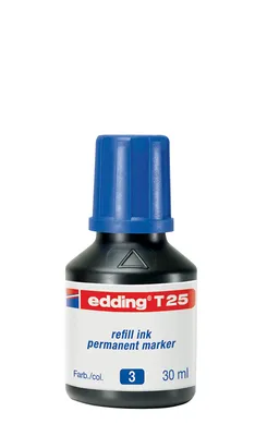 Produktbild von edding Nachfülltusche T 25 4-T25003 30ml geruchsarme Tusche blau