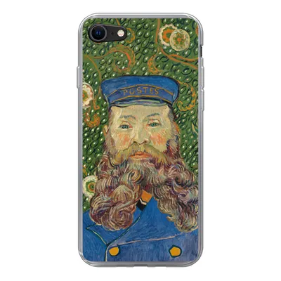 Produktbild von MuchoWow® Handyhülle Schutzhülle Hülle für iPhone 7 Porträt des Postboten Joseph Roulin - Vincent van Gogh Silikon Softcase Handy Hülle - Kartenhalter