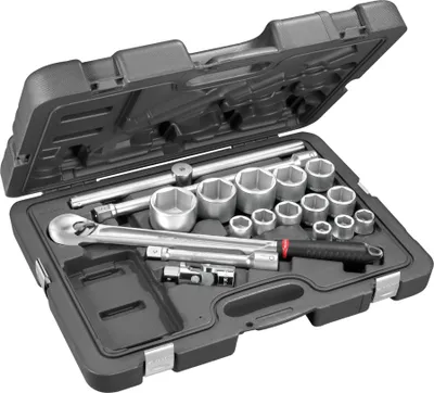 Immagine prodotto di Facom Steckschluessel 3/4Z 6-Kant, Set 18-tl