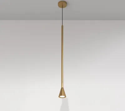 Obrázek produktu pro Závěsná lampa Maytoni ARROW, zlatá, kovová, 1žárovková, GU10, stmívatelná, IP20, 40 W