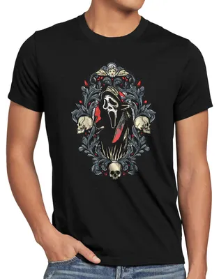 Produktbild von style3 Watercolor Ghostly Face Herren T-Shirt