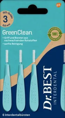 Obrázok produktu pre Dr.Best Interdental Green Clean gr.3 6Stk