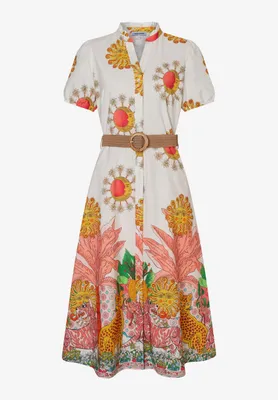 Produktbild von MORE & MORE Jungle Print Poplin 4052 phantastic 36