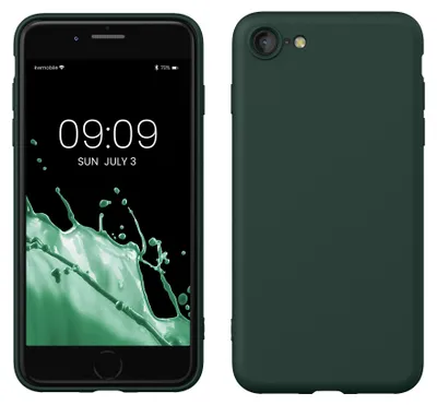 Produktbild von kwmobile Handyhülle für iPhone SE 2022 Hülle / iPhone SE 2020 / iPhone 8 / iPhone 7, für iPhone SE Hülle - Schutzhülle für kabelloses Laden - Case in