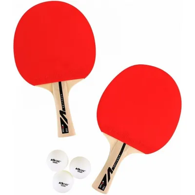 Produktbild von V3Tec 100 TT-Set Schläger Bälle VPE 6 rot