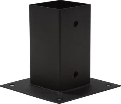 Produktbild von Aufschraubhülse Schwarz 7 x 7 cm - Pro Stück
