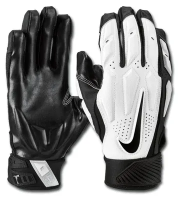 Image de Gants de Football Américain Nike D-Tack 6.0 Blanc pour Linemen