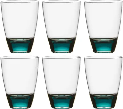 Obrázek produktu pro Sada sklenic na vodu 6 kusů, Ecozen, nerozbitná, protiskluzová