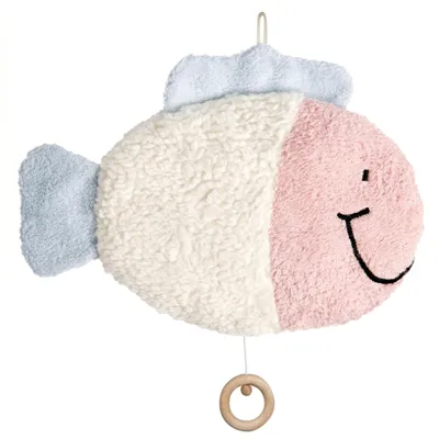 Produktbild von Efie  Baby Spieluhr Fisch – Melodie LaLeLu, Kuschelspieluhr aus kbA Baumwolle,  Germany