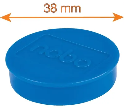 Produktbild von Nobo 1915313, Tafelmagnet, Blau, 38 mm, 190 mm, 20 mm, 280 g