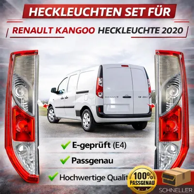 Image de Feu arrière gauche et droit pour Renault Kangoo 2013-2020 | Homologué E4 | Qualité OEM