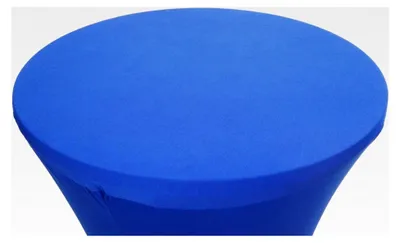 Produktbild von Stehtischhusse, Tischhusse Bezug Überzug, Stretch Ø 60cm - blau
