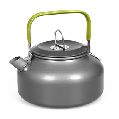 Produktbild von 0.8L/1.2L/1.6L Outdoor Camping Wasserkocher Aluminium Teekessel Kaffeekanne mit Tragetasche