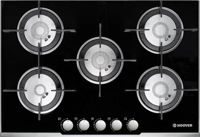 Immagine prodotto di Hoover H-HOB 700 GAS HGV75SXV B Nero Da incasso 74.5 cm 5 Fornelli