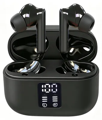 Produktbild von Kabellose In-Ear-Kopfhörer mit ENC Geräuschunterdrückung Schwarz