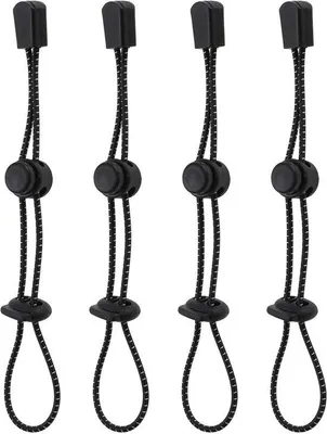 Produktbild von Elastische 20cm Befestigung für Kletterstöcke mit fester doppelter Klammer für Rucksacktaschen