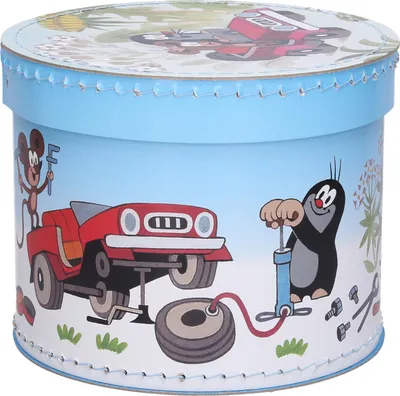 Produktbild von Runde Schachtel Krtek 20 cm