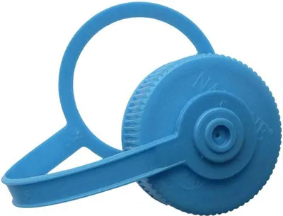 Image de Nalgene couvercle O 53/43 mm, bleu pour bouteille 0,5 L