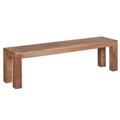 Produktbild von Essenbank - Massiv Akazienholz - Naturprodukt - Landhausstil - 160 x 45 x 35 cm