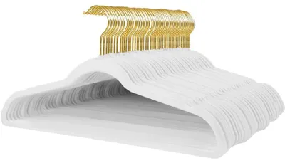 Immagine prodotto di Solidchoice - Set di 52 appendiabiti in velluto antiscivolo per adulti