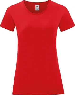 Immagine prodotto di Fruit of the Loom - Maglietta "Iconic 150" per donna BC4777 (2XL) (Rot)