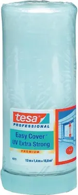Productafbeelding van Tesa beschermfolie Easy Cover UV, extra sterk, 1400 mm x 12 m, transparant - 04373-00001-01