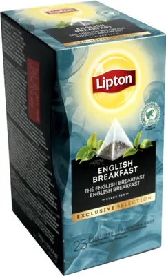 Produktbild von Lipton Exclusive Selection Englisches Frühstück mit Tee 25 x 2 Gramm