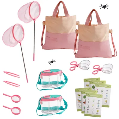 Image de Kit de capture d'insectes pour enfants avec loupe