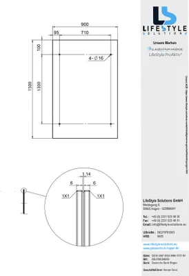 Obrázok produktu pre Sklenený strešný panel Hagen, 150x90 cm, číre sklo, model BK-L