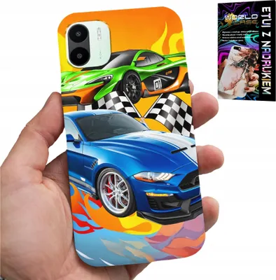 Image de Etui pour Xiaomi Redmi A2 - Pour les enfants, voitures de course