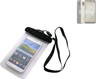 Produktbild von K-S-Trade Schutz Hülle Handy Hülle Kompatibel mit Sharp Aquos Wish3 Beach Bag wasserdicht 16cm x 10cm Schutzhülle Staub Sand Flachwasser Beachbag