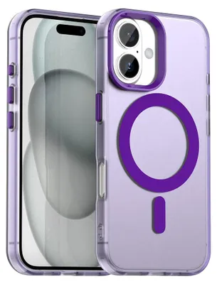 Image de Coque Techsuit CandyCase MagSafe pour iPhone 17 - Violet KP38513