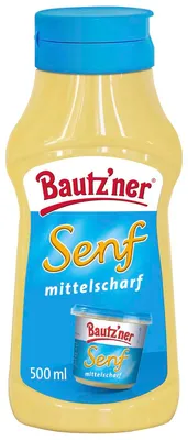 Produktbild von Bautzner Senf mittelscharf - 500ml