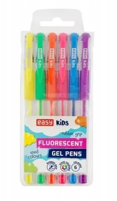 Produktbild von Fluoreszierendes Gelstifte Set - Präzises Schreiben mit 6 Farben