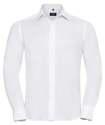 Immagine prodotto di Russell Collection - Camicia "Ultimate" da uomo a maniche lunghe LT5594 (M) (bianca)