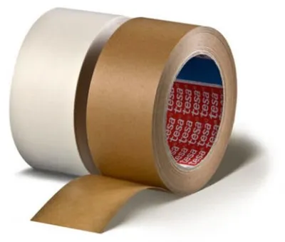 Produktbild von tesa Packband weiß 50,0 mm x 50,0 m 1 Rolle