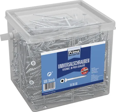 Obrázek produktu pro Univerzální šrouby Prima TX30 6,0x100mm s bitem (150 kusů) PRO