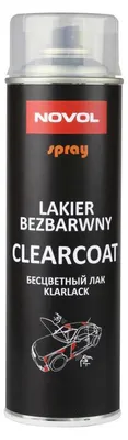 Zdjęcie produktu dla Novol CLEARCOAT Lakier bezbarwny 500ml spray